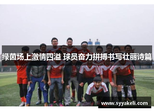 绿茵场上激情四溢 球员奋力拼搏书写壮丽诗篇